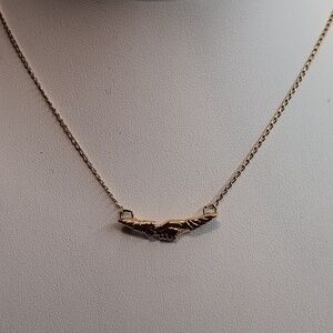 Just For You Gold Tone Friendship Necklace 15.5" Long Vintage